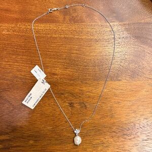 Nadri Freshwater Pearl Silver Necklace NWT
